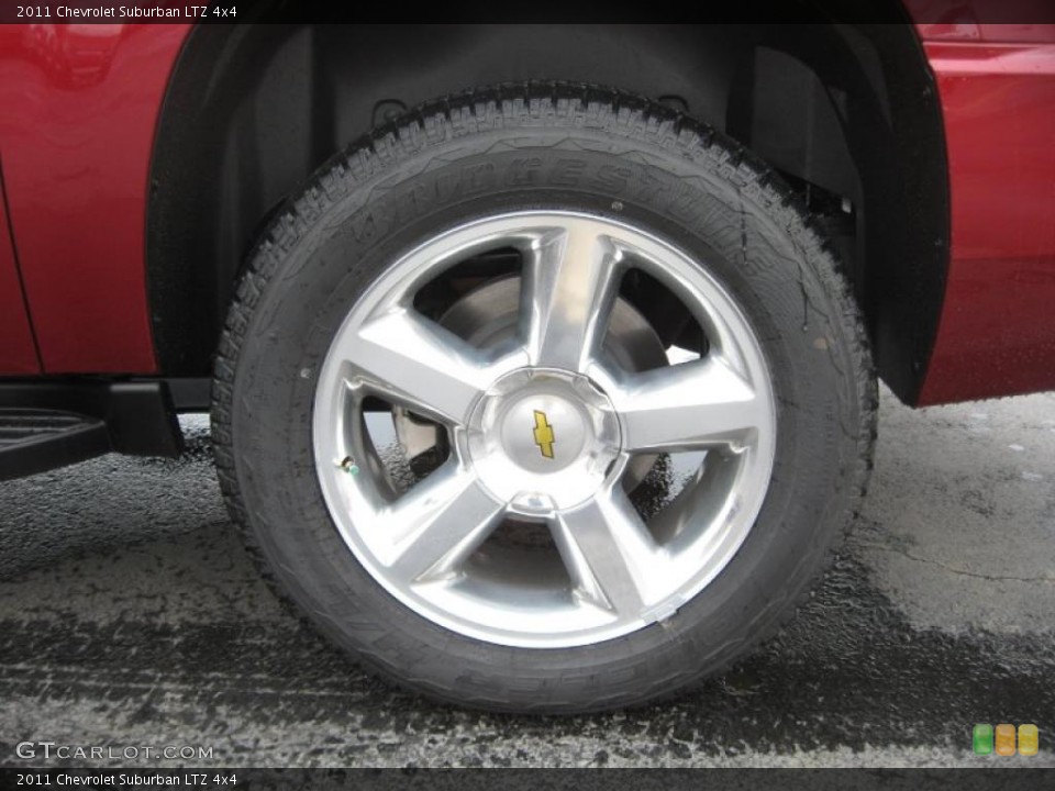 2011 Chevrolet Suburban LTZ 4x4 Wheel and Tire Photo #45895182