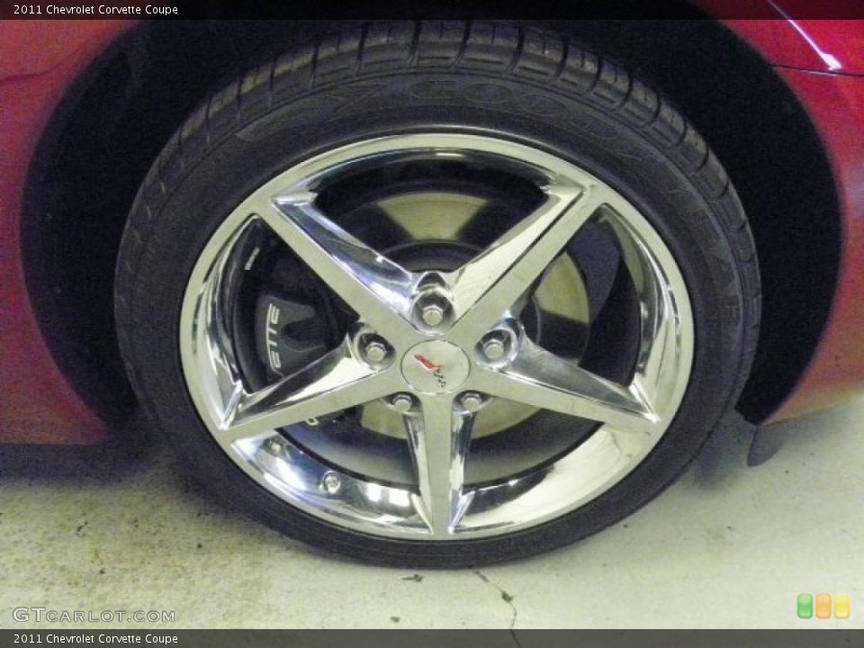2011 Chevrolet Corvette Coupe Wheel and Tire Photo #45900537
