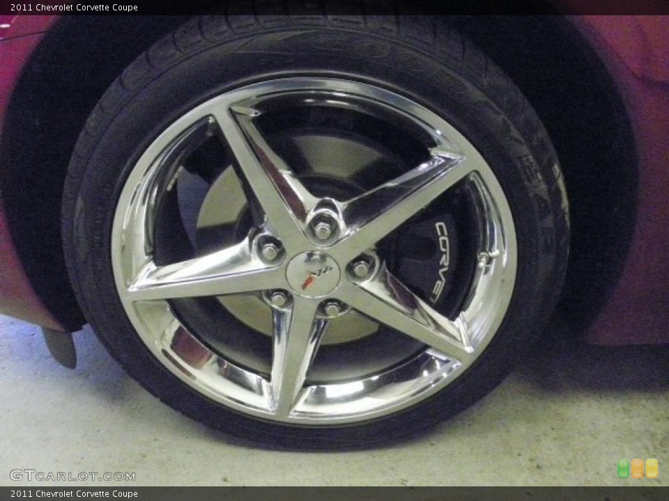 2011 Chevrolet Corvette Coupe Wheel and Tire Photo #45900691