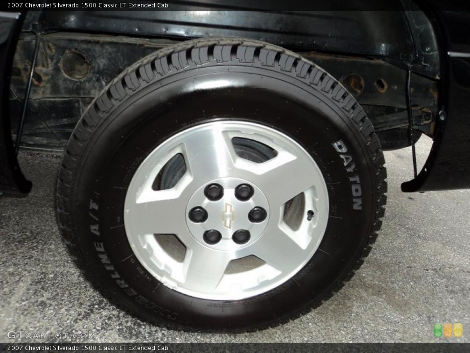 2007 Chevrolet Silverado 1500 Classic LT Extended Cab Wheel and Tire Photo #45904232