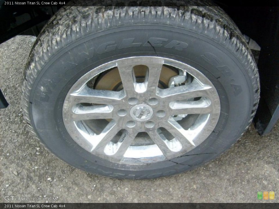 2011 Nissan Titan SL Crew Cab 4x4 Wheel and Tire Photo #45905264