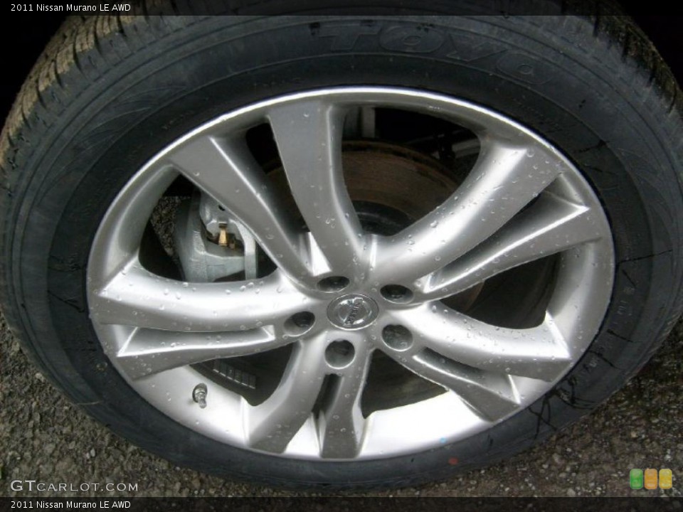 2011 Nissan Murano LE AWD Wheel and Tire Photo #45905600