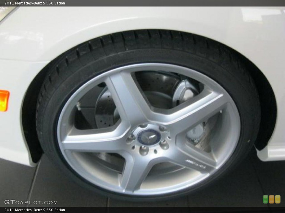 2011 Mercedes-Benz S 550 Sedan Wheel and Tire Photo #45905909