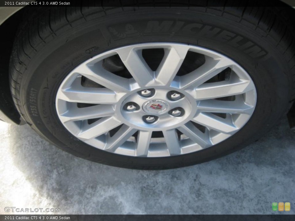 2011 Cadillac CTS 4 3.0 AWD Sedan Wheel and Tire Photo #45906131