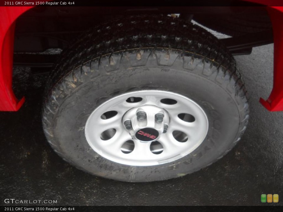 2011 GMC Sierra 1500 Regular Cab 4x4 Wheel and Tire Photo #45918399