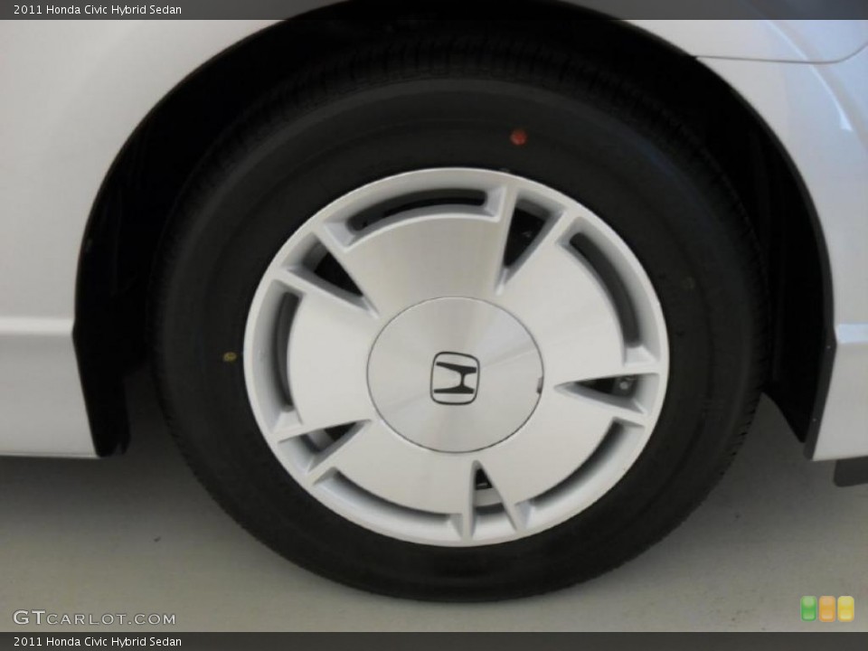 2011 Honda Civic Hybrid Sedan Wheel and Tire Photo #45926143