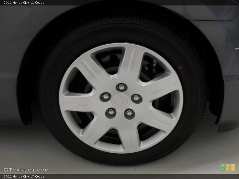 2011 Honda Civic LX Coupe Wheel and Tire Photo #45926182