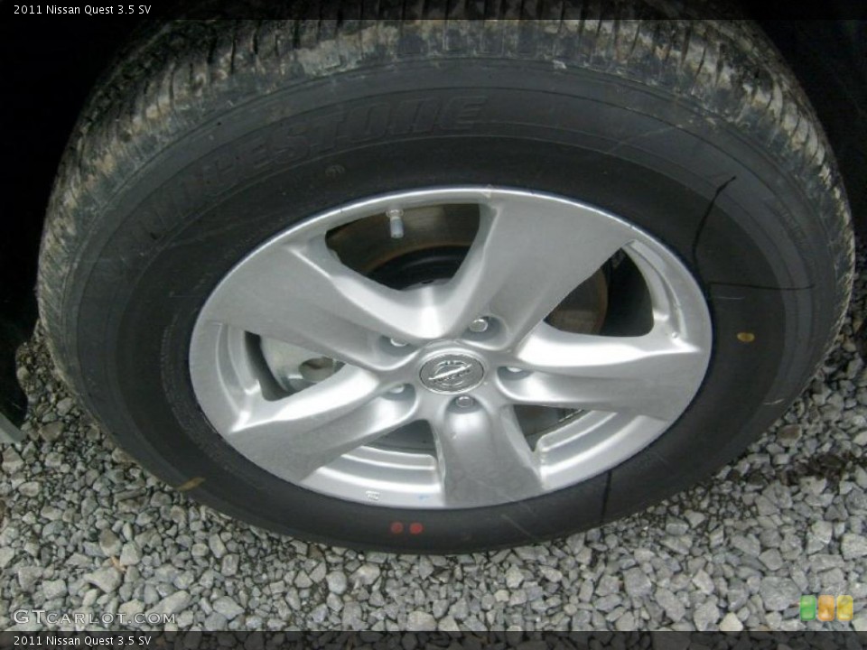 2011 Nissan Quest 3.5 SV Wheel and Tire Photo #45926998