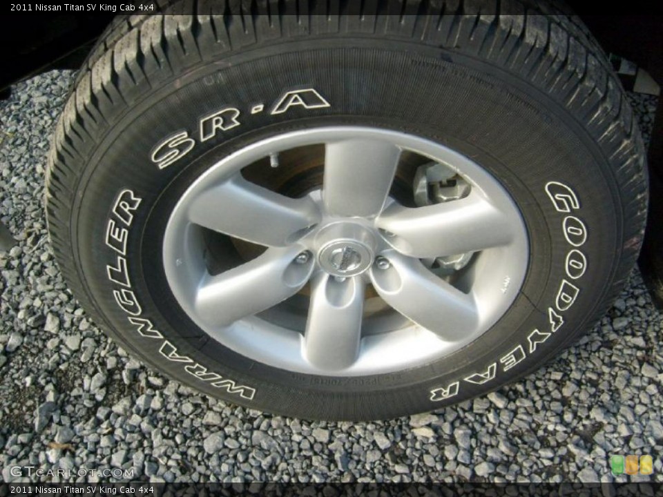 2011 Nissan Titan SV King Cab 4x4 Wheel and Tire Photo #45927016