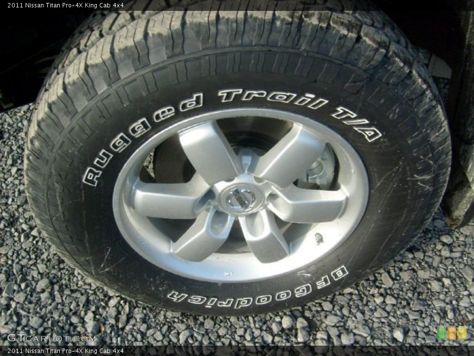 2011 Nissan Titan Pro-4X King Cab 4x4 Wheel and Tire Photo #45929584