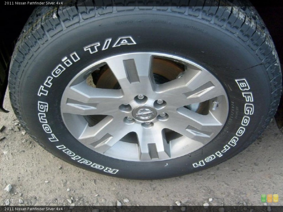 2011 Nissan Pathfinder Silver 4x4 Wheel and Tire Photo #45929746