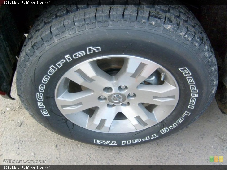 2011 Nissan Pathfinder Silver 4x4 Wheel and Tire Photo #45930121