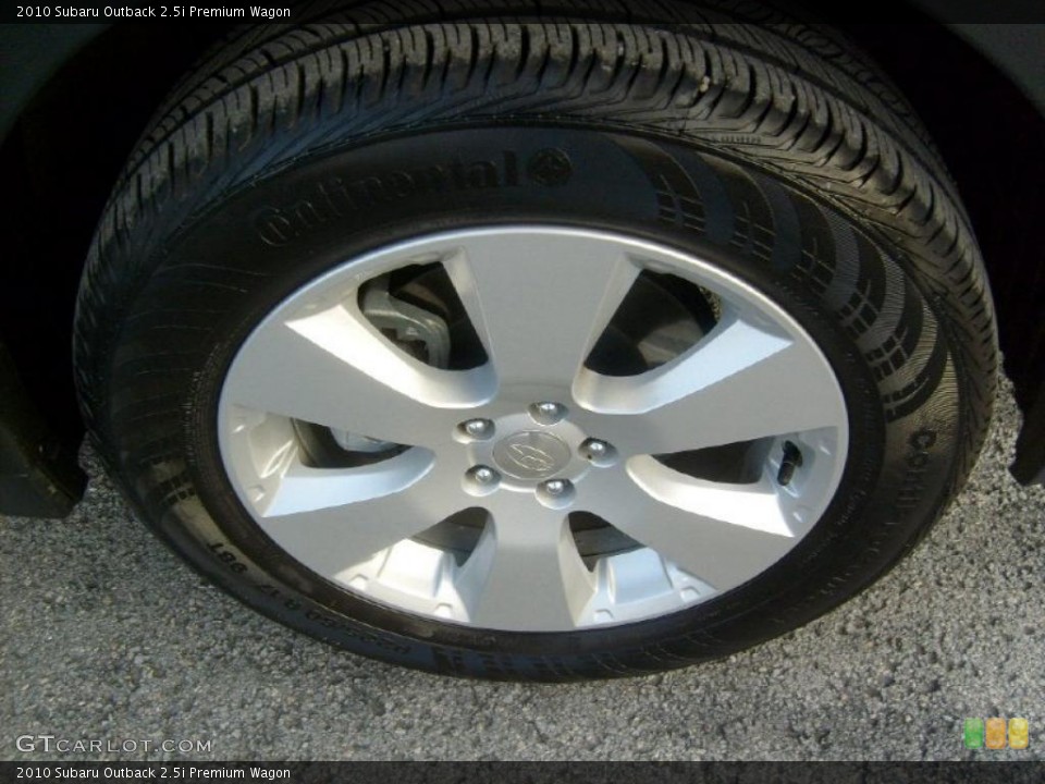 2010 Subaru Outback 2.5i Premium Wagon Wheel and Tire Photo #45931561