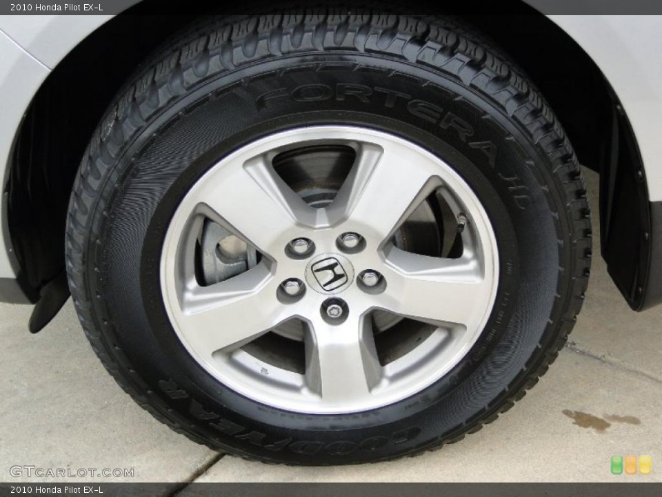 2010 Honda Pilot EX-L Wheel and Tire Photo #45931657
