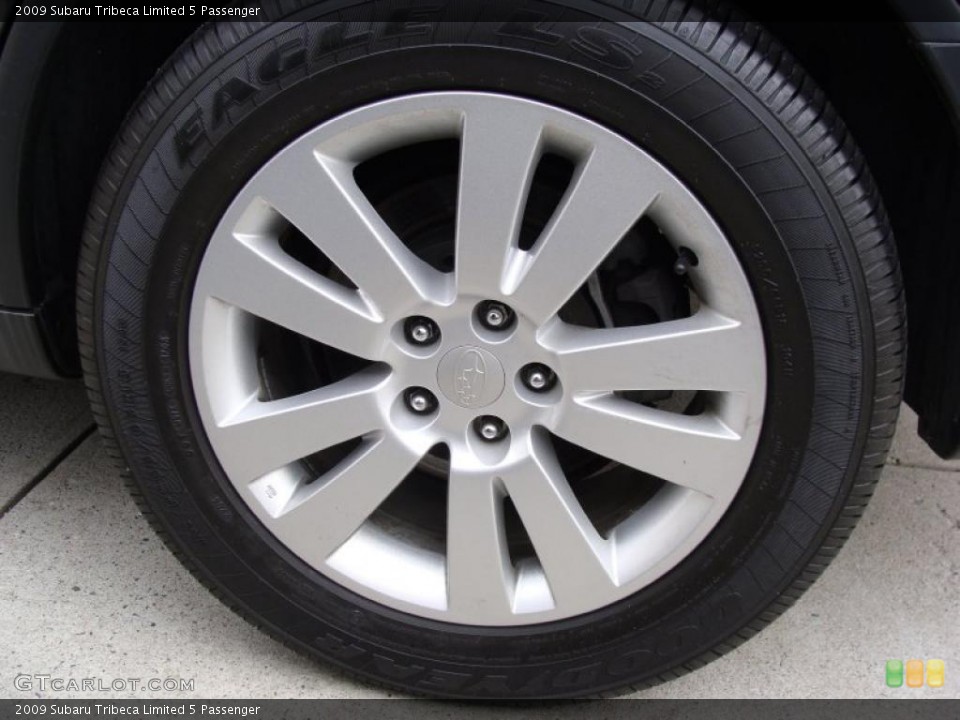 2009 Subaru Tribeca Limited 5 Passenger Wheel and Tire Photo #45934221