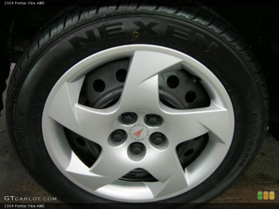 2004 Pontiac Vibe AWD Wheel and Tire Photo #45935661