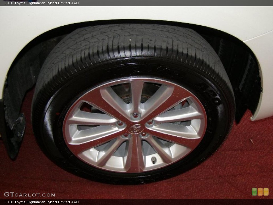 2010 Toyota Highlander Hybrid Limited 4WD Wheel and Tire Photo #45936210