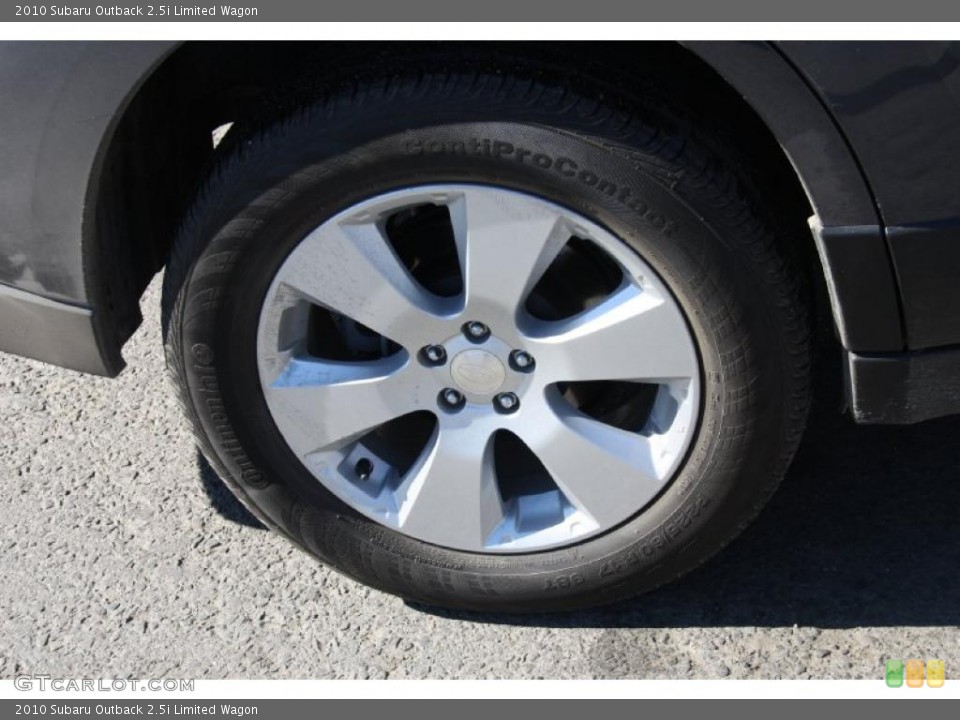 2010 Subaru Outback 2.5i Limited Wagon Wheel and Tire Photo #45944673