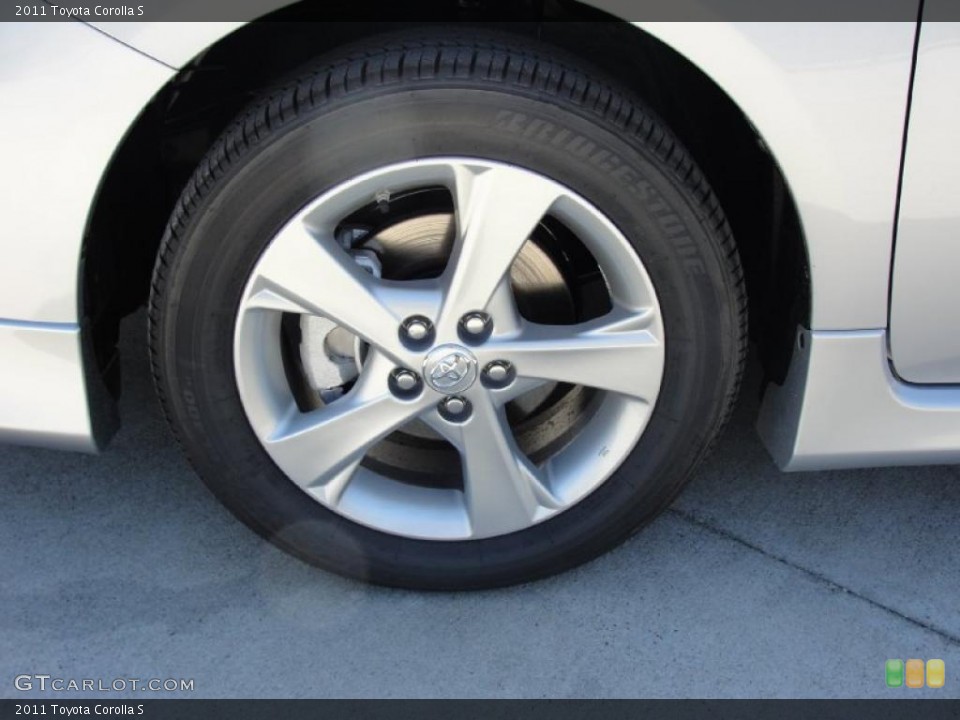 2011 Toyota Corolla S Wheel and Tire Photo #45964304