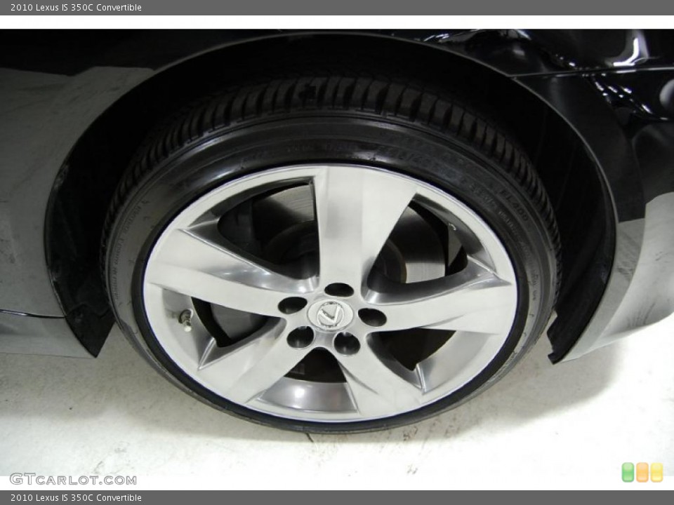 2010 Lexus IS 350C Convertible Wheel and Tire Photo #45967916