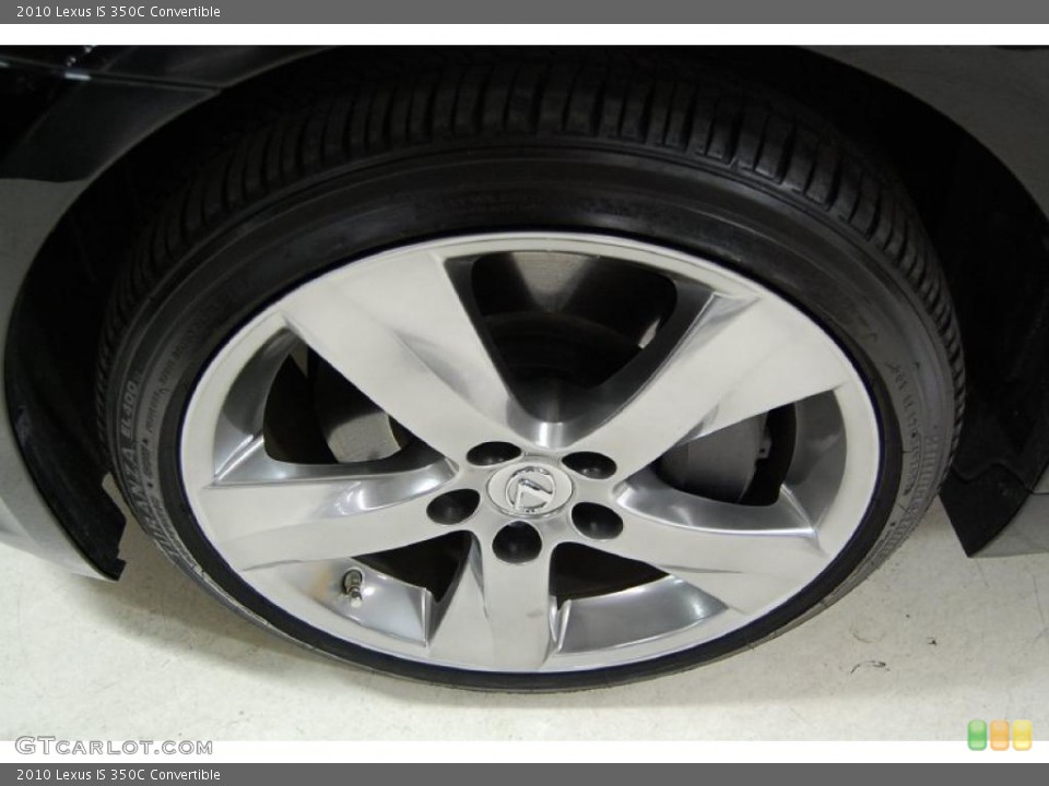 2010 Lexus IS 350C Convertible Wheel and Tire Photo #45967976
