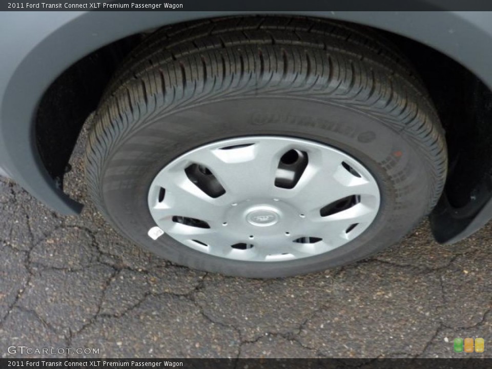 2011 Ford Transit Connect XLT Premium Passenger Wagon Wheel and Tire Photo #45970994