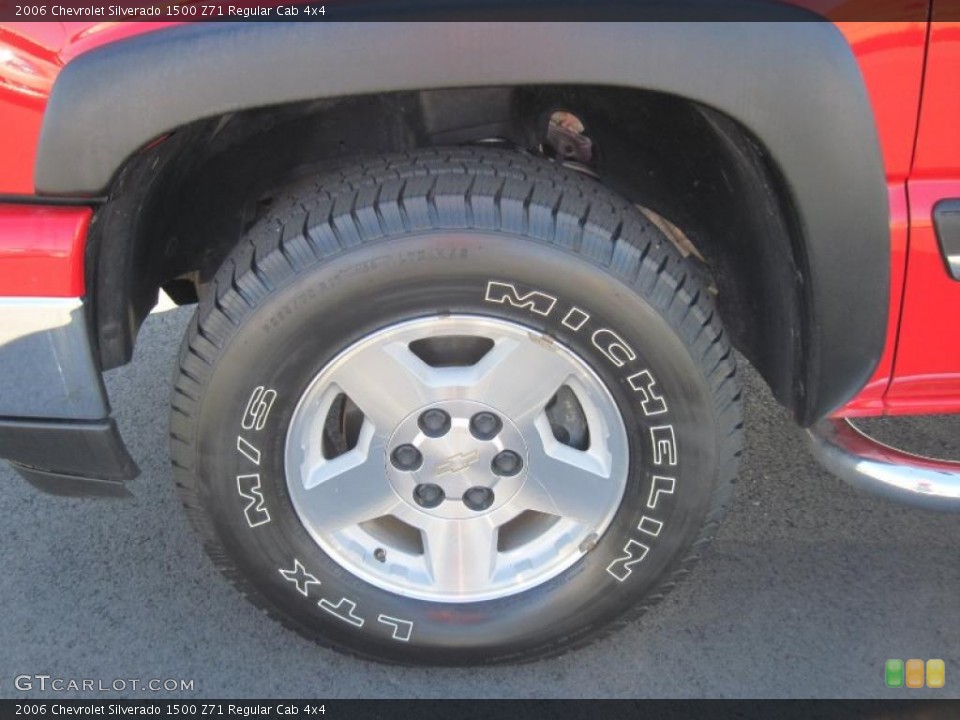 2006 Chevrolet Silverado 1500 Z71 Regular Cab 4x4 Wheel and Tire Photo #45975287