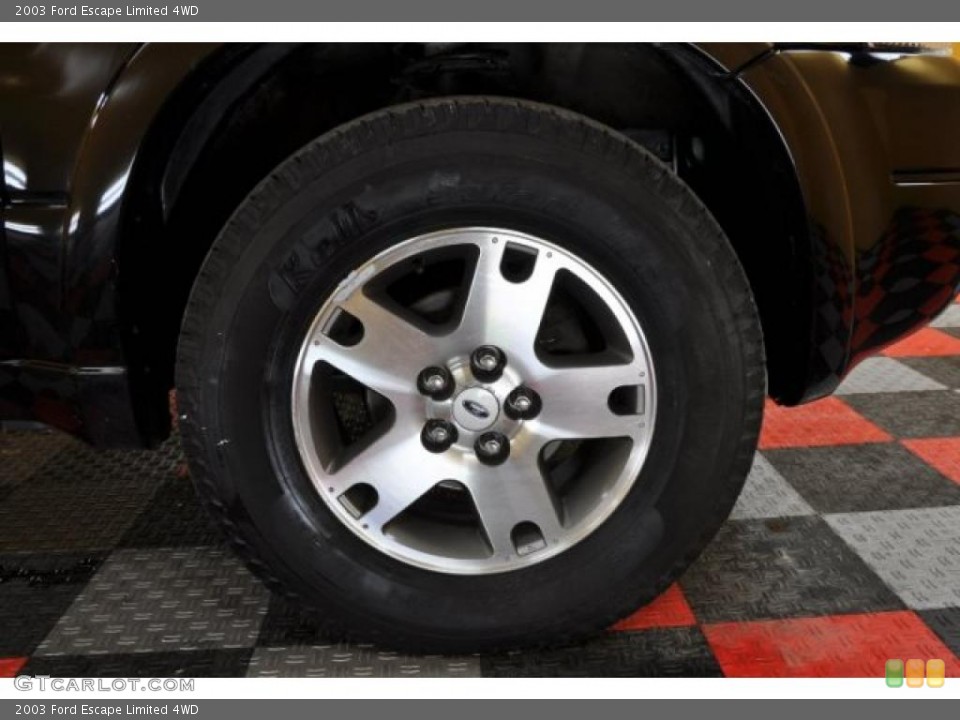 2003 Ford Escape Limited 4WD Wheel and Tire Photo #45979868