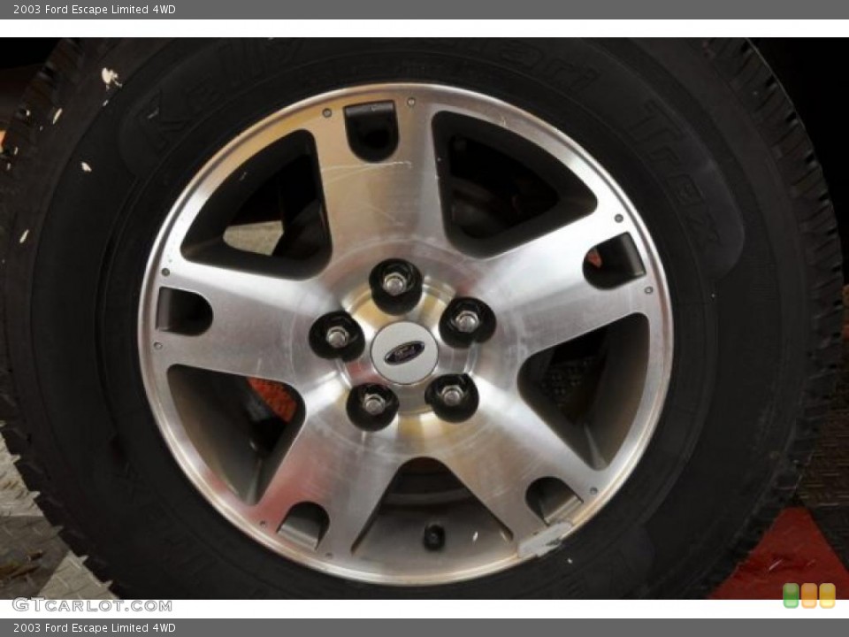 2003 Ford Escape Limited 4WD Wheel and Tire Photo #45979889