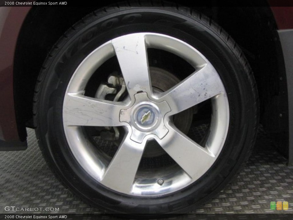2008 Chevrolet Equinox Sport AWD Wheel and Tire Photo #45980918
