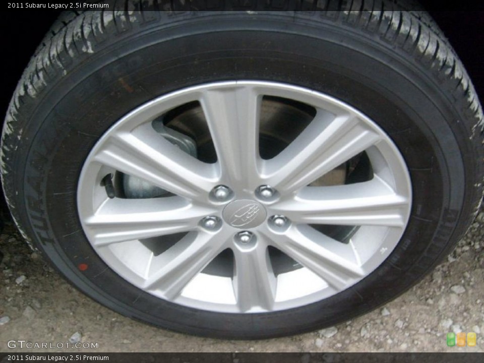 2011 Subaru Legacy 2.5i Premium Wheel and Tire Photo #45984677