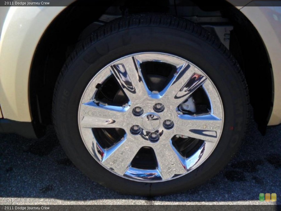 2011 Dodge Journey Crew Wheel and Tire Photo #45989273