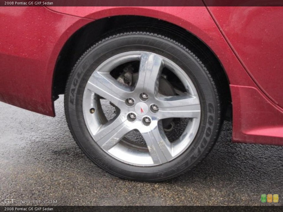 2008 Pontiac G6 GXP Sedan Wheel and Tire Photo #45993527