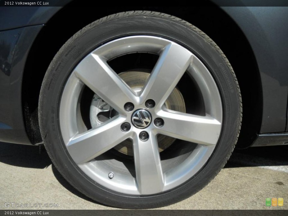 2012 Volkswagen CC Lux Wheel and Tire Photo #45996680
