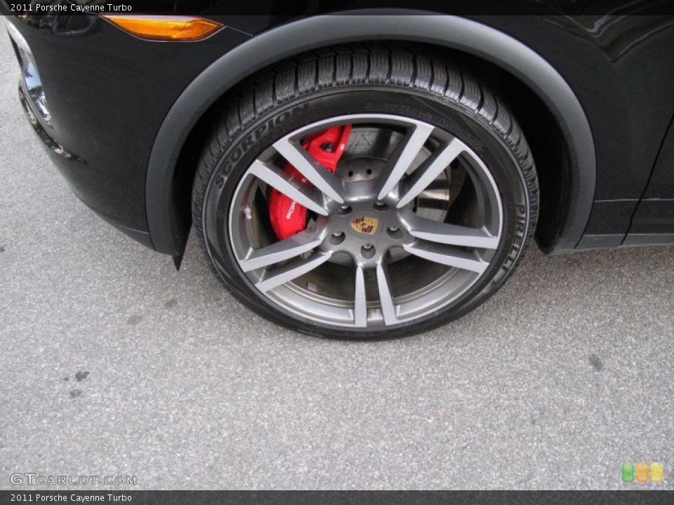 2011 Porsche Cayenne Turbo Wheel and Tire Photo #46004344