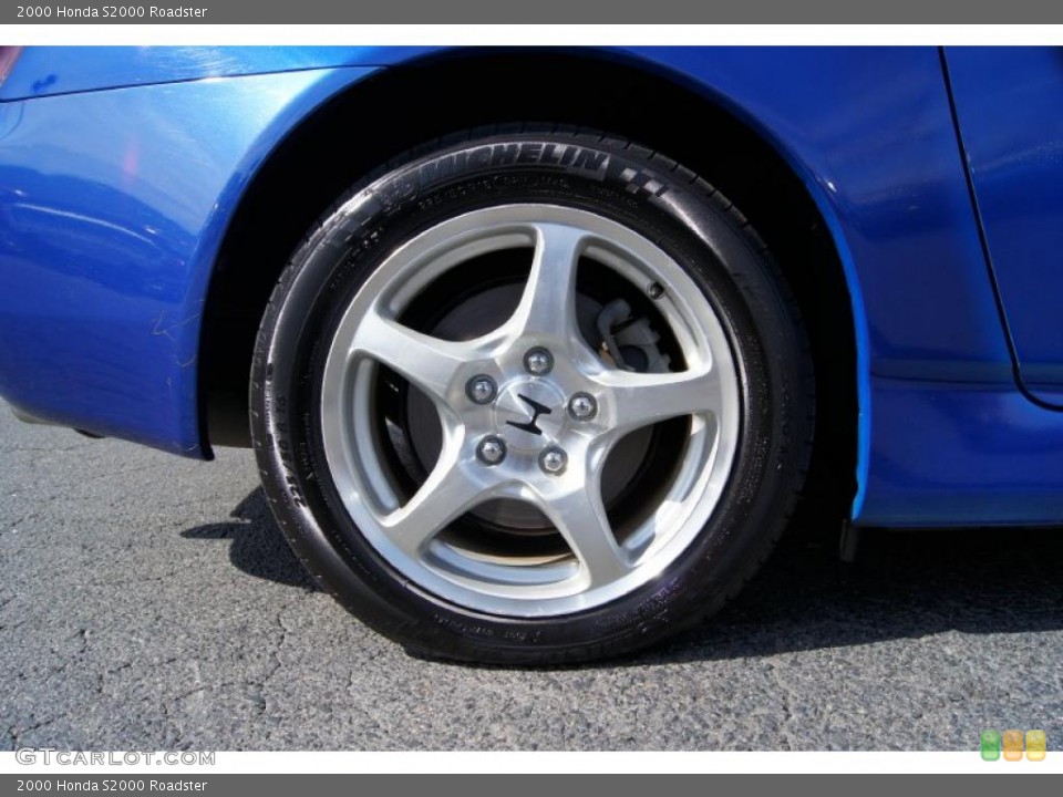 2000 Honda S2000 Roadster Wheel and Tire Photo #46007555