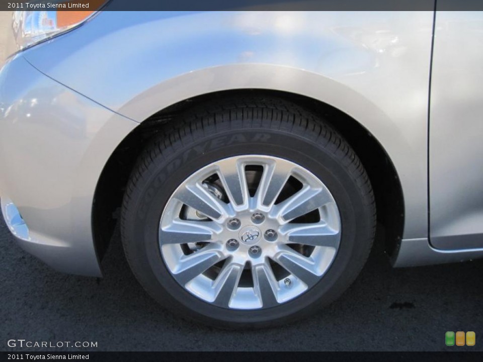 2011 Toyota Sienna Limited Wheel and Tire Photo #46010869