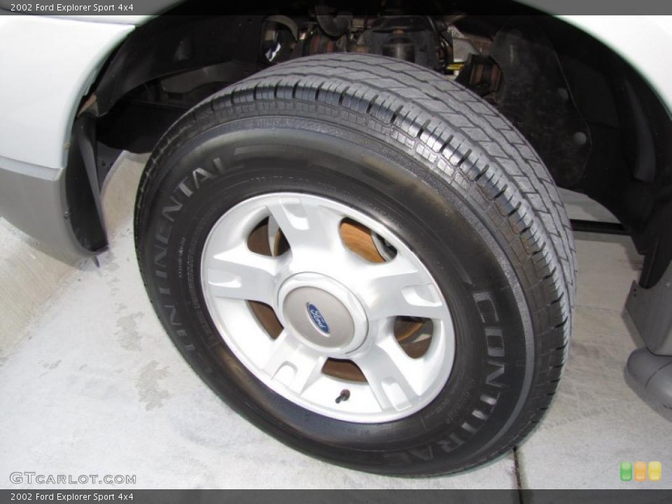 2002 Ford Explorer Sport 4x4 Wheel and Tire Photo #46011463