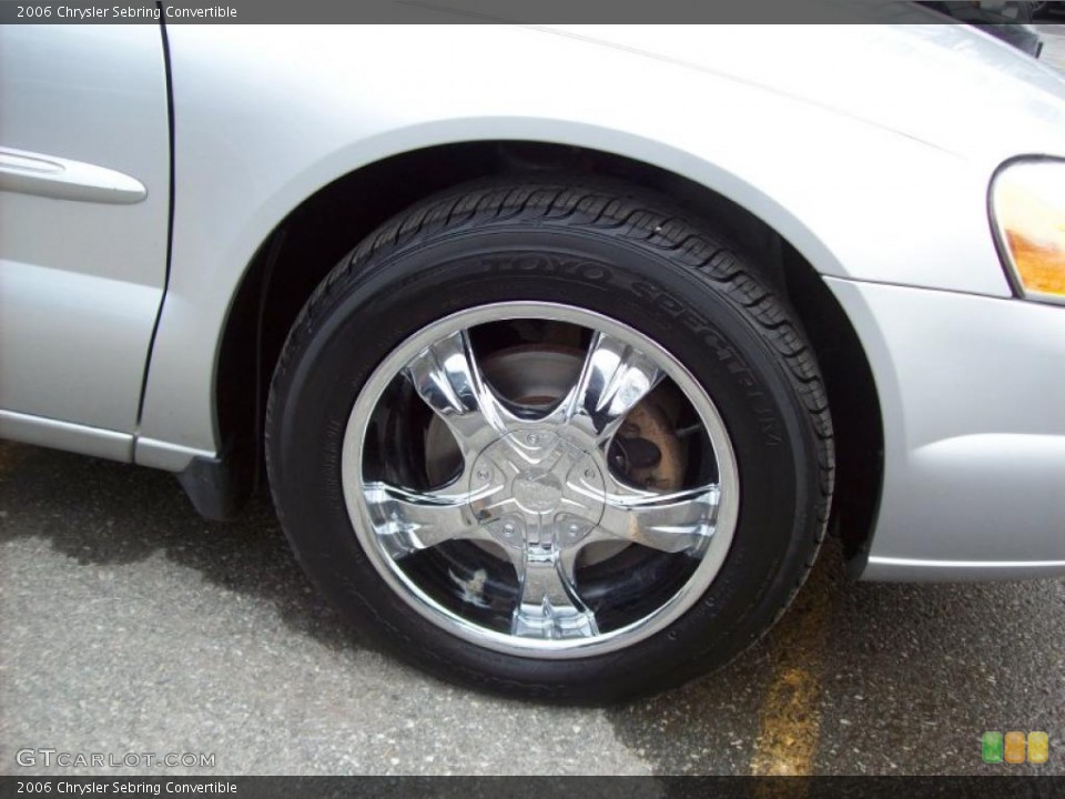 2006 Chrysler Sebring Custom Wheel and Tire Photo #46015345