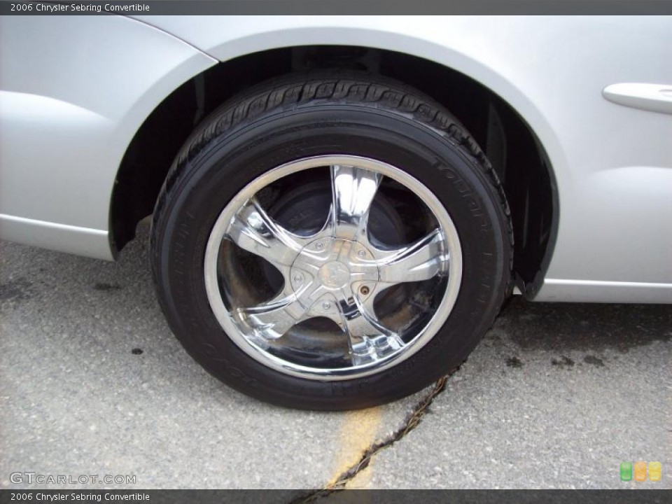 2006 Chrysler Sebring Custom Wheel and Tire Photo #46015372