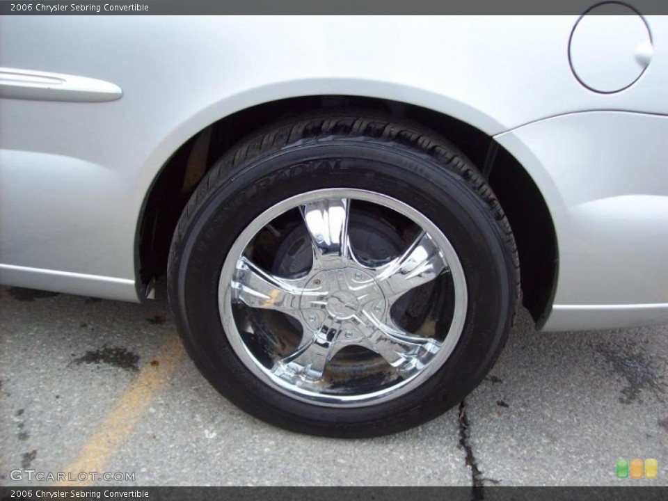 2006 Chrysler Sebring Custom Wheel and Tire Photo #46015390