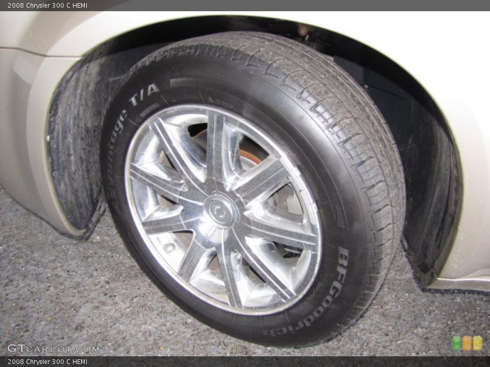 2008 Chrysler 300 C HEMI Wheel and Tire Photo #46016758