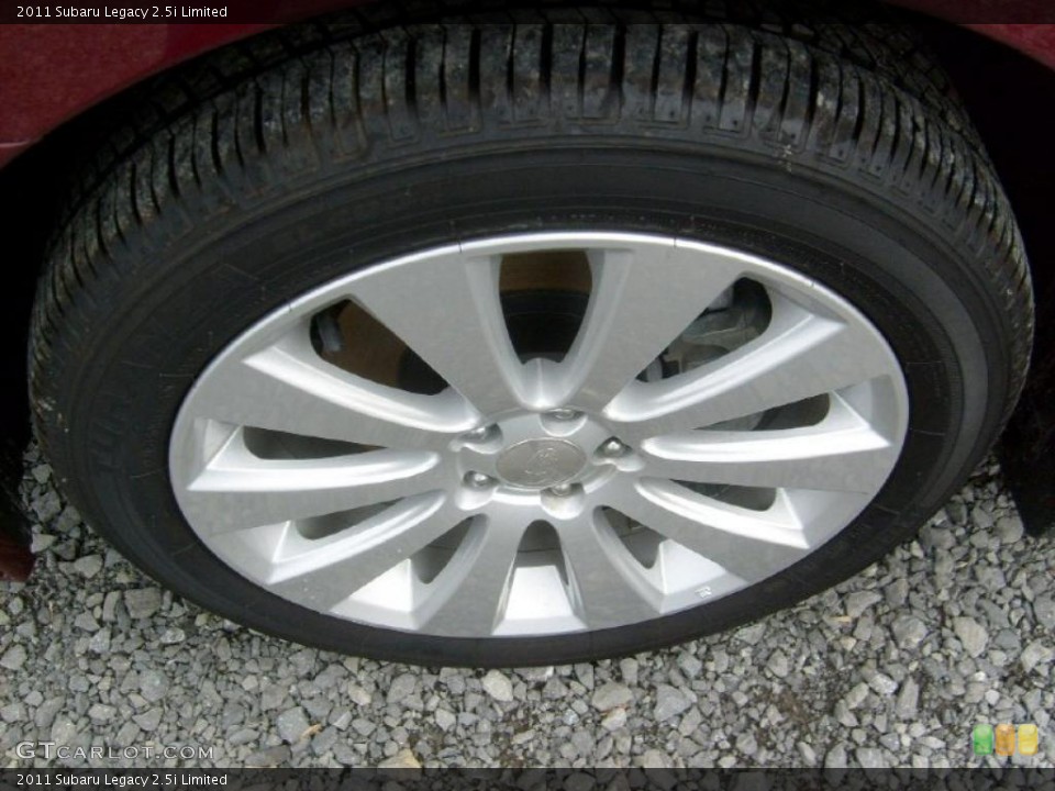 2011 Subaru Legacy 2.5i Limited Wheel and Tire Photo #46021990