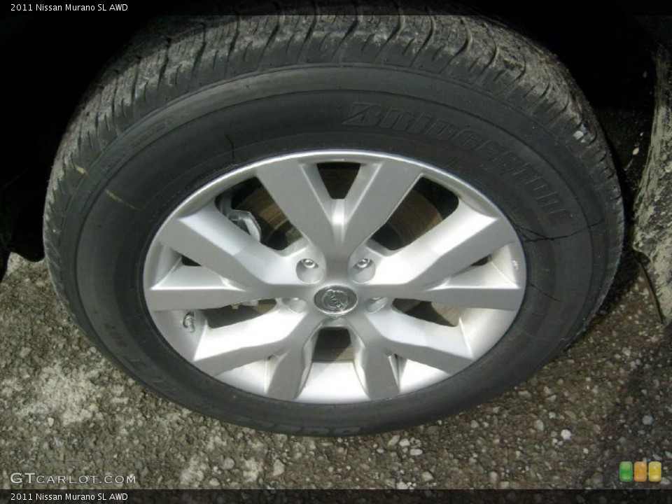 2011 Nissan Murano SL AWD Wheel and Tire Photo #46023043