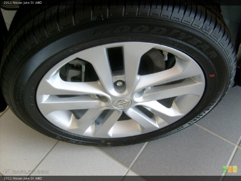 2011 Nissan Juke SV AWD Wheel and Tire Photo #46023148