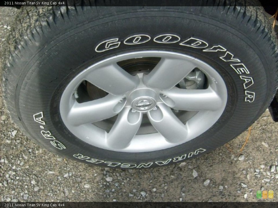 2011 Nissan Titan SV King Cab 4x4 Wheel and Tire Photo #46023409