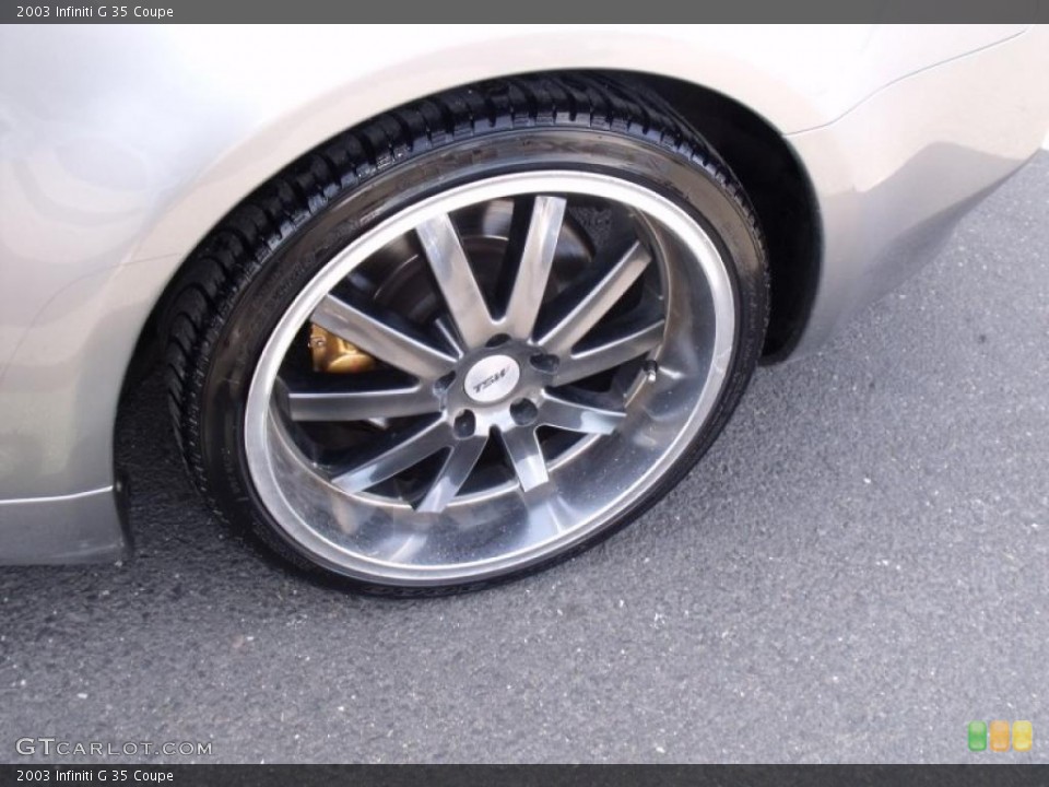 2003 Infiniti G Custom Wheel and Tire Photo #46024804