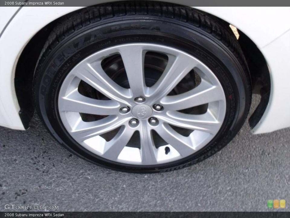 2008 Subaru Impreza WRX Sedan Wheel and Tire Photo #46025188