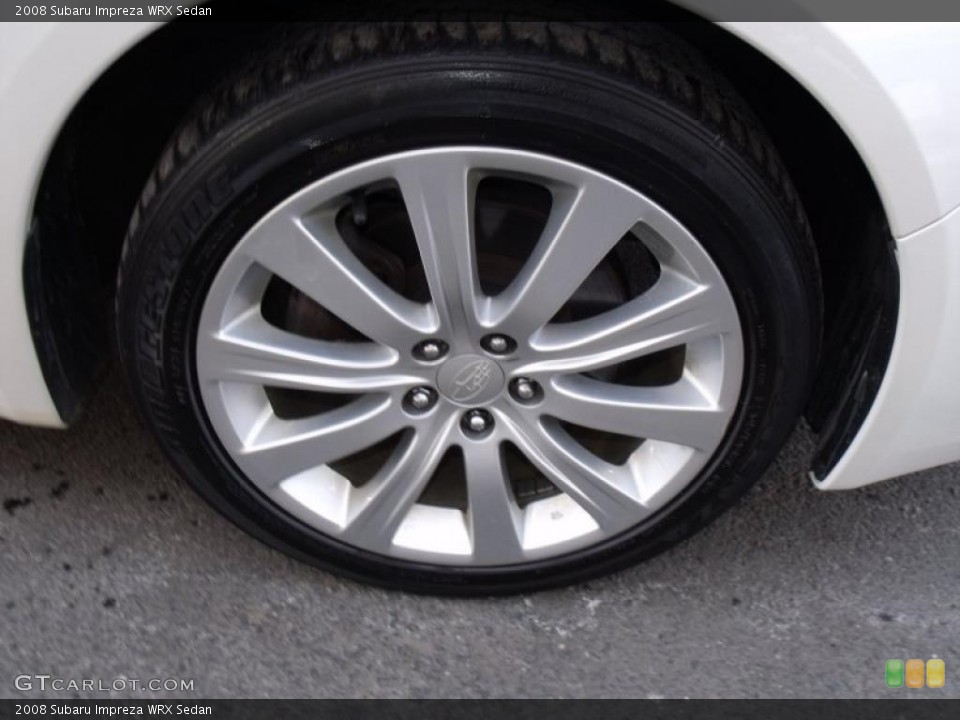 2008 Subaru Impreza WRX Sedan Wheel and Tire Photo #46025212