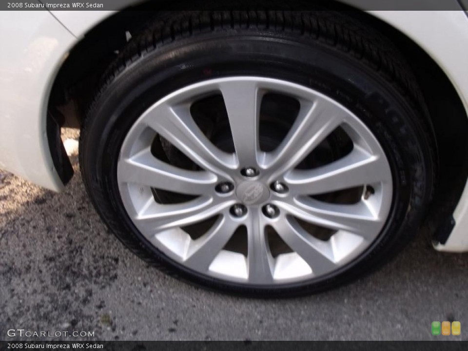 2008 Subaru Impreza WRX Sedan Wheel and Tire Photo #46025227